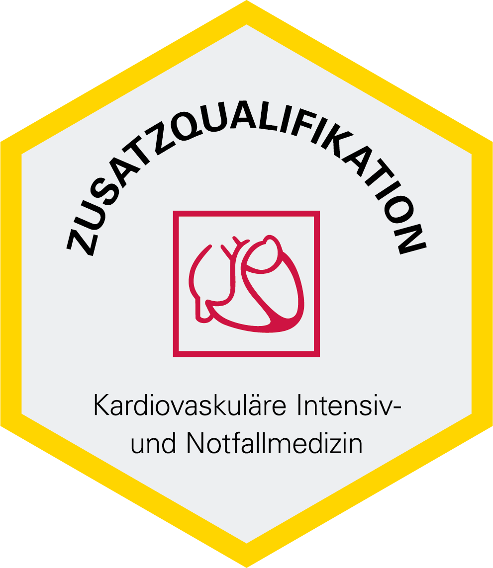 Logo Zusatzqualifikation Kardiovaskuläre Intensiv- und Notfallmedizin